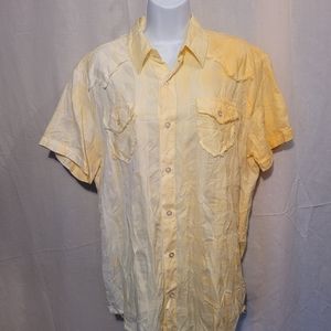 Krush Los Angeles Yellow Short Sleeve Shirt
